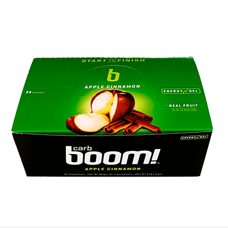 Carb Boom Energy Gel - Manzana Canela - Caja x 24und